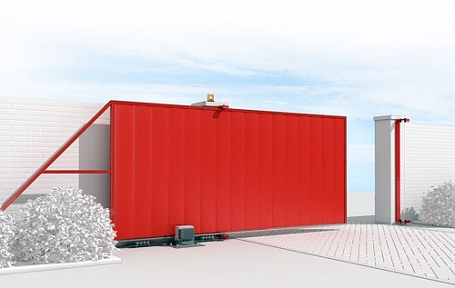 откатные ворота